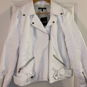 White Leather Jacket
